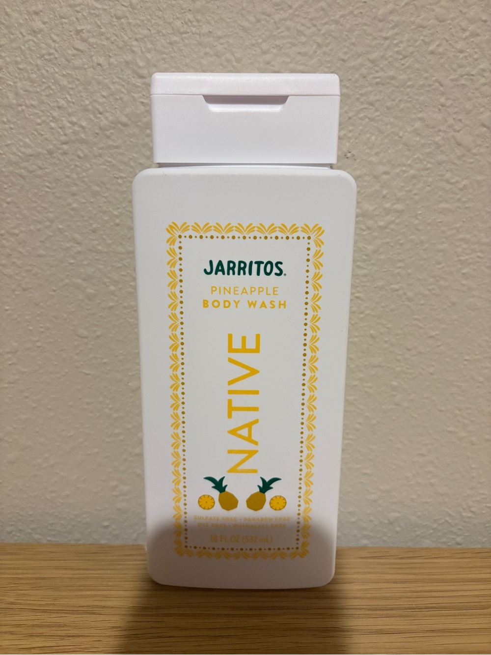 Native x Jarritos Pineapple Body Wash 18 oz Brand New